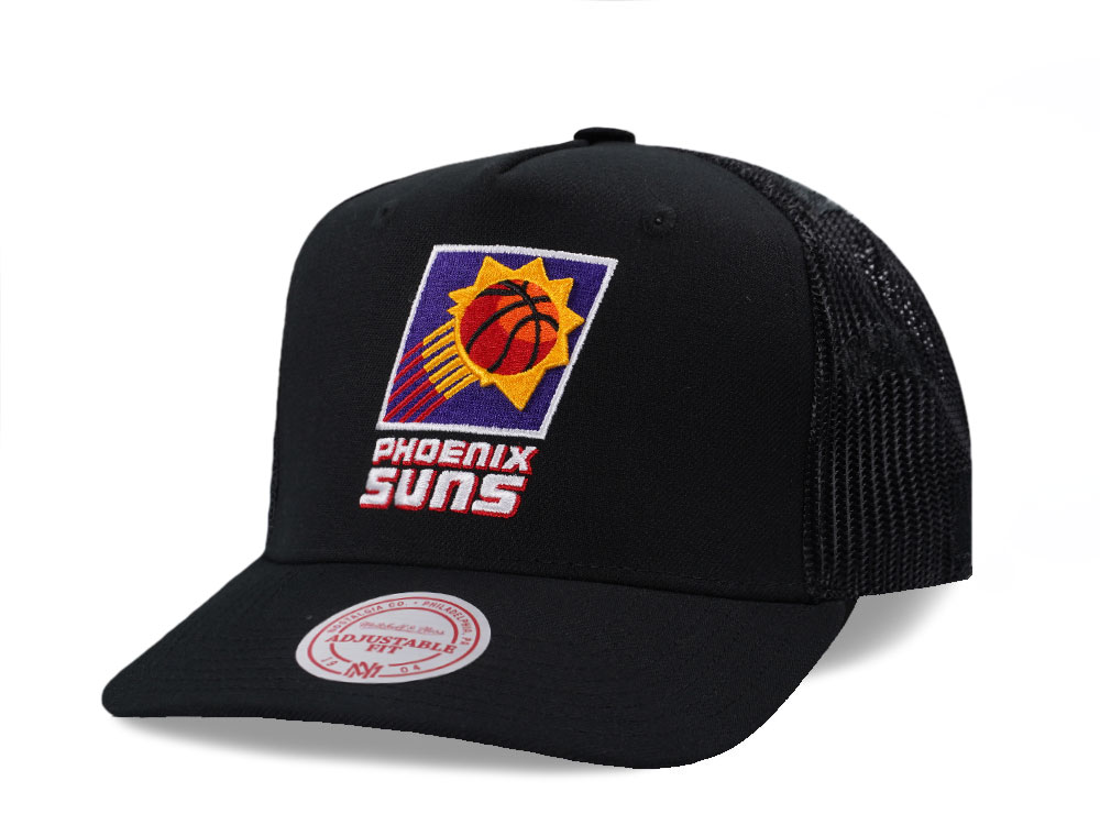 Mitchell & Ness Phoenix Suns Black Monogram Trucker Edition Snapback Gorra