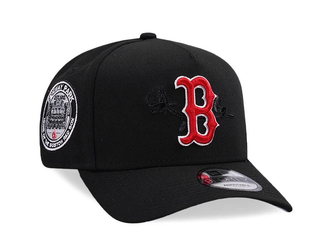 New Era Boston Red Sox Fenway Park Black Prime Edition 9Forty A Frame Snapback Gorra