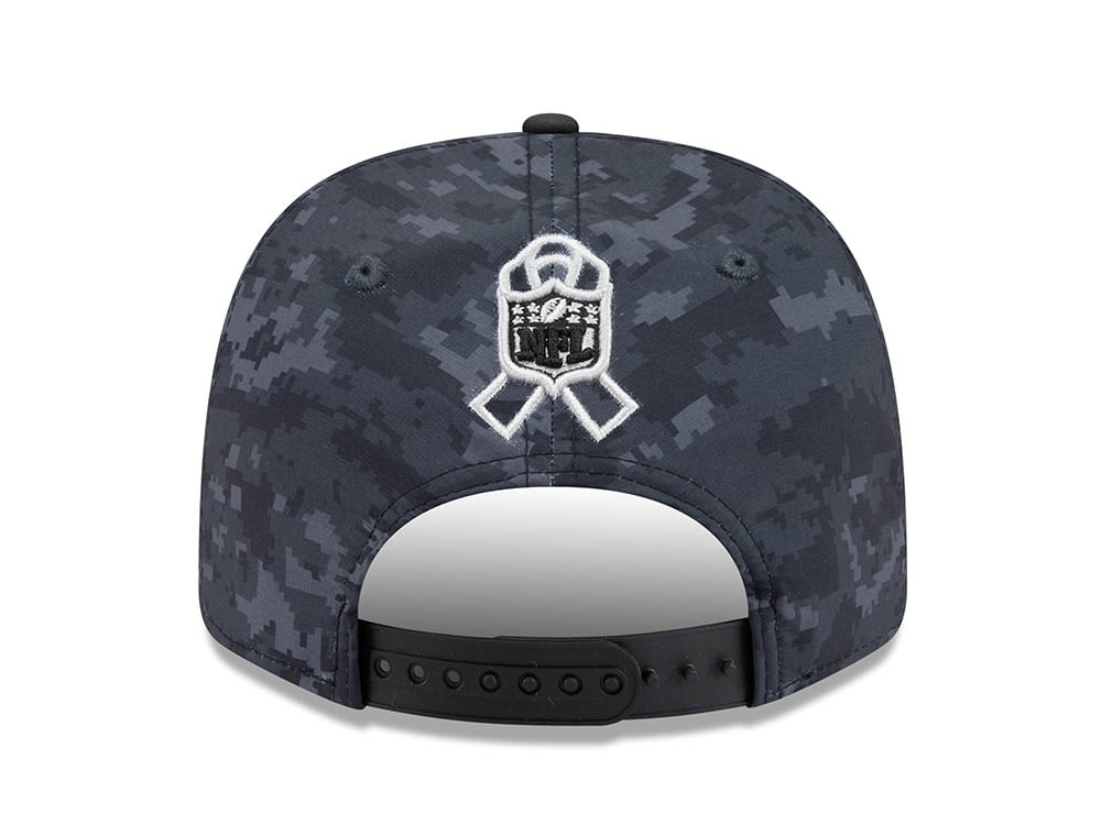 New Era New Orleans Saints NFL Salute to Service 2026 Digi Camo Black 9Seventy Stretch Snapback Gorra
