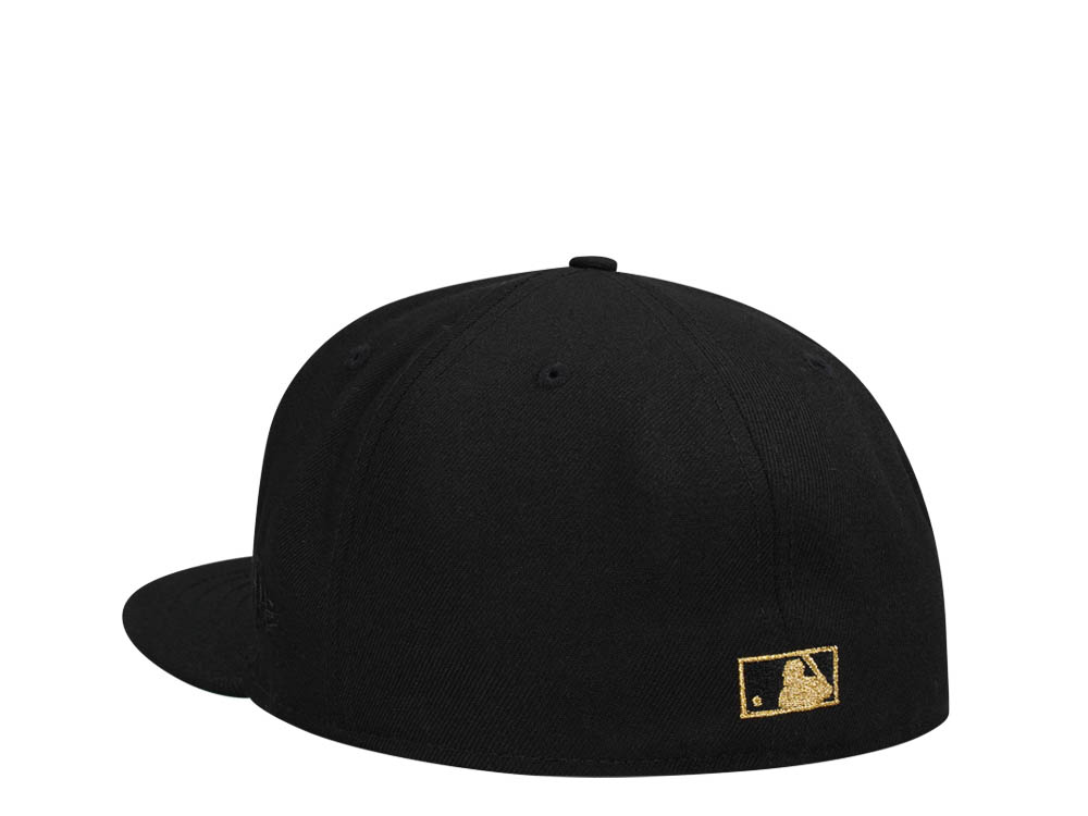 New Era Pittsburgh Pirates World Series 1971 Black Gold Throwback Edition 59Fifty Fitted Gorra