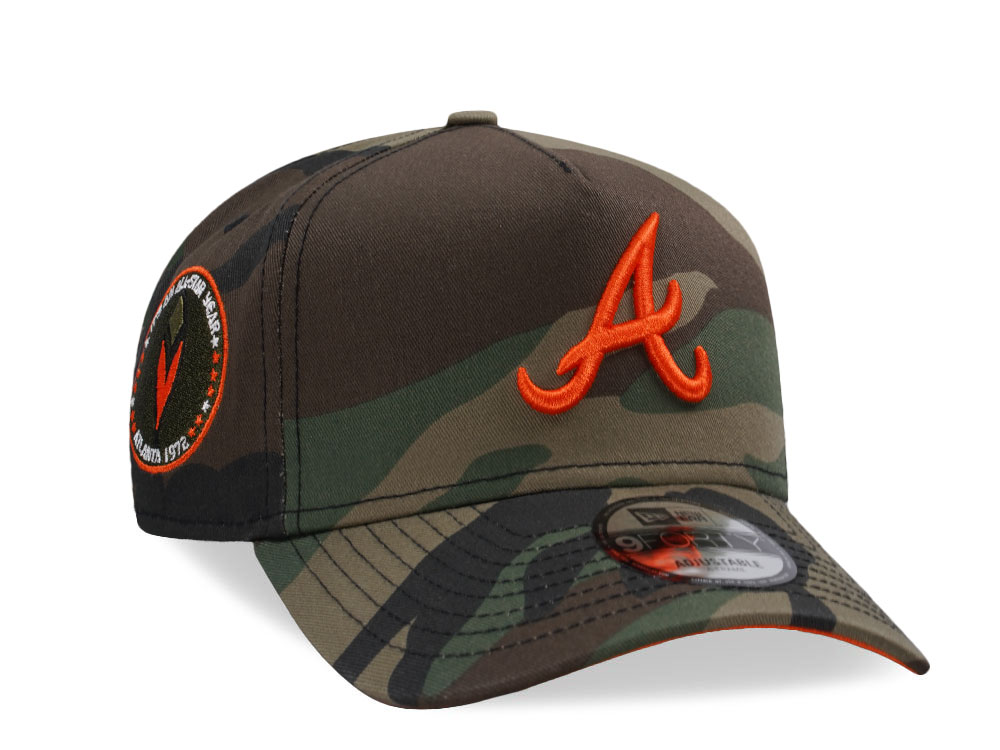 New Era Atlanta Braves All Star Year Camo Edition 9Forty A Frame Snapback Gorra