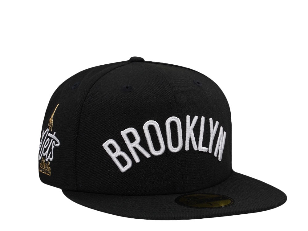 New Era Brooklyn Nets Empire State Black Prime Edition 59Fifty Fitted Gorra