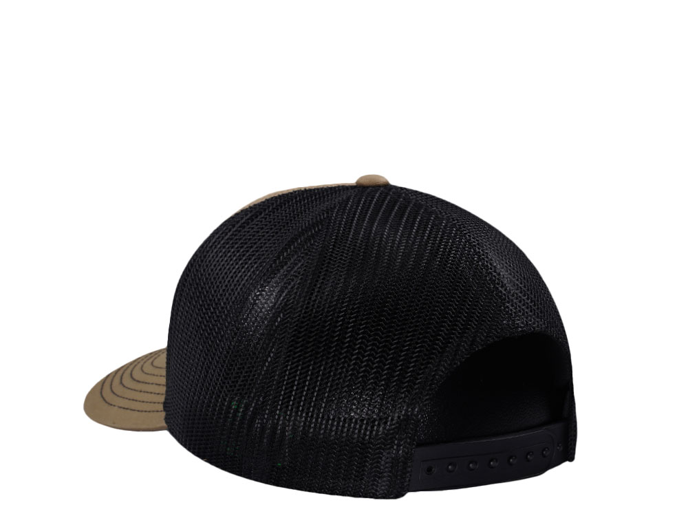John Deere Logo Olive Trucker Snapback Gorra