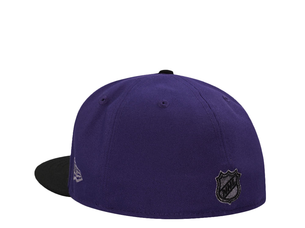 New Era Los Angeles Kings 25th Anniversary Purple Metallic Two Tone Edition 59Fifty Fitted Gorra