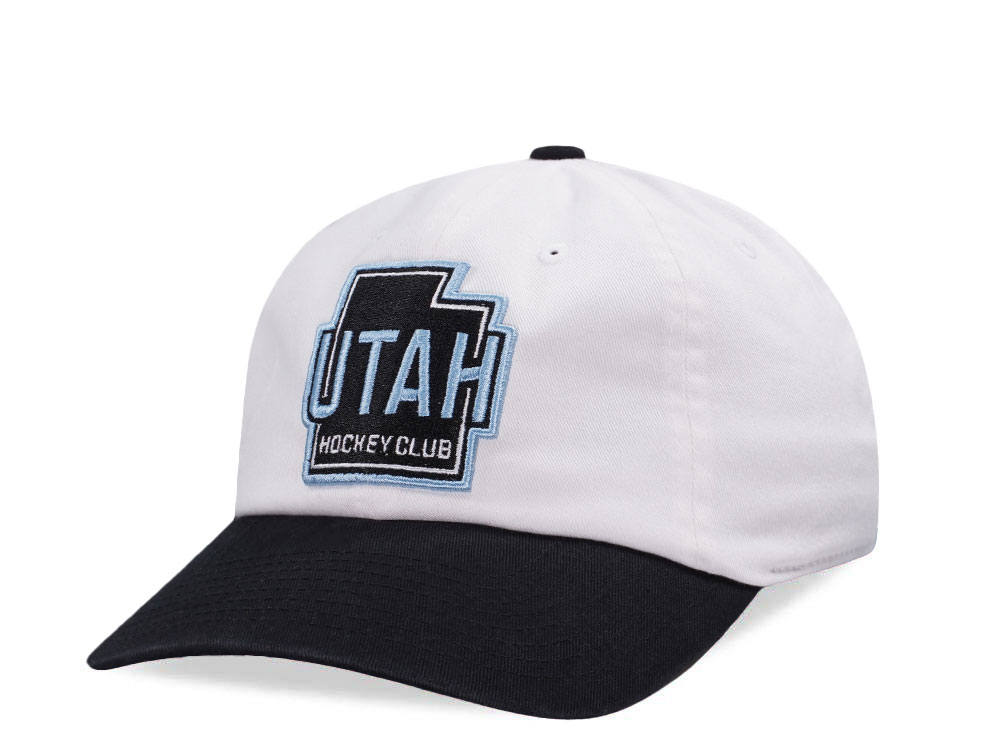American Needle Utah Hockey Club Blue Line White Snapback Gorra