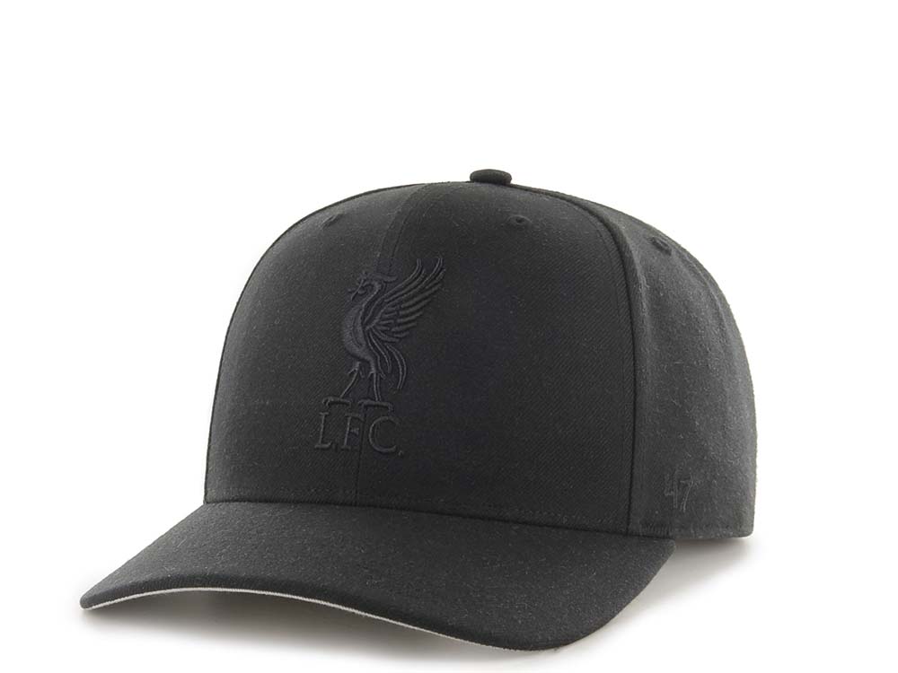 47Brand Liverpool FC Black Cold Zone MVP DP Snapback Gorra