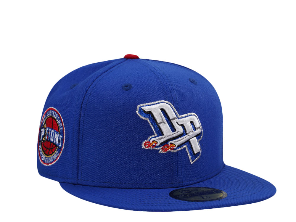 New Era Detroit Pistons 20th Anniversary Blue Prime Edition 59Fifty Fitted Gorra