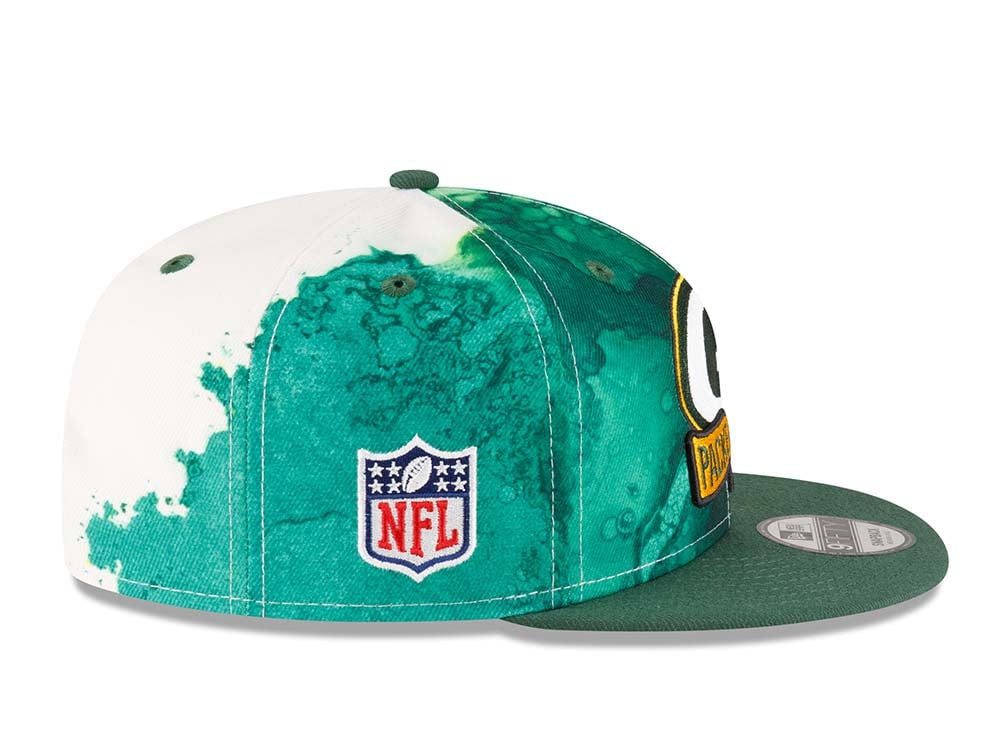 New Era Green Bay Packers Ink NFL Sideline 2022 9Fifty Snapback Gorra