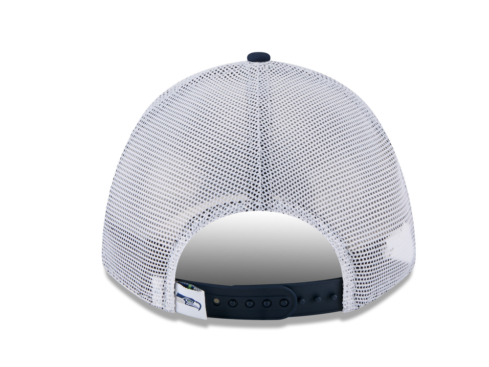 New Era Seattle Seahawks Official Team Color Edition 9Forty M Crown A Frame Trucker Snapback Gorra