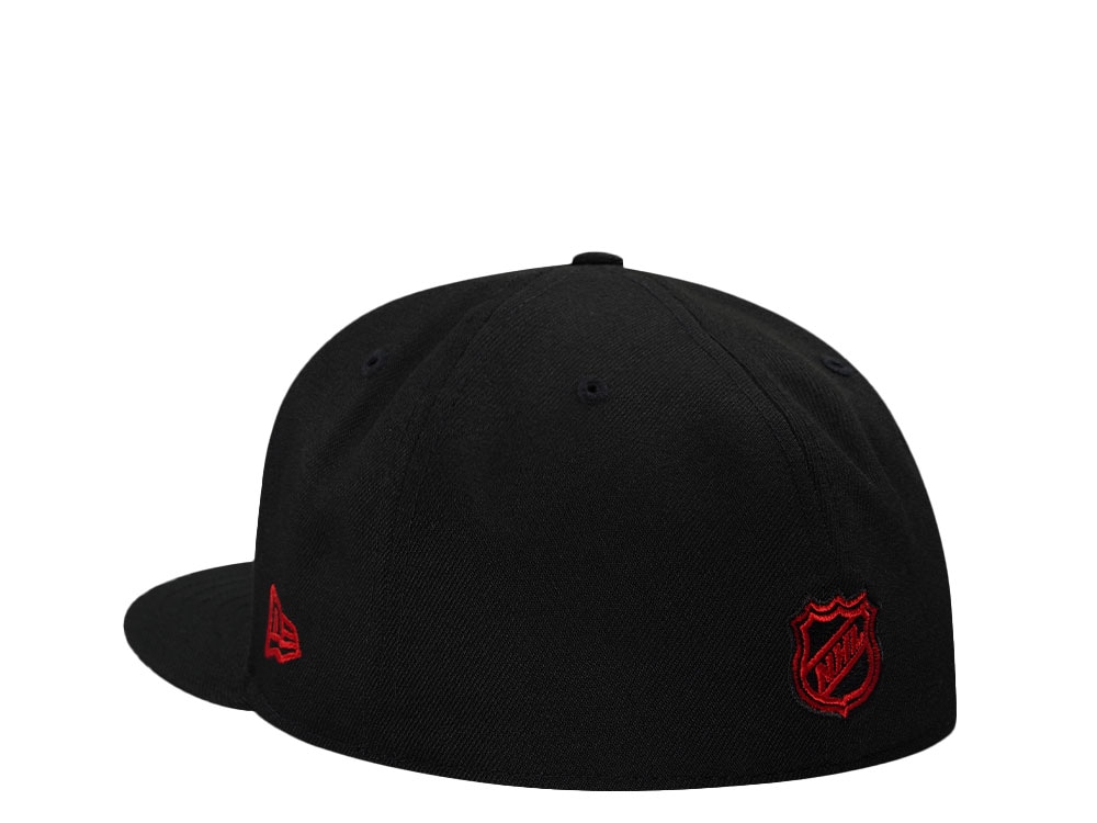 New Era Carolina Hurricanes 25th Anniversary Black Prime Edition 59Fifty Fitted Gorra