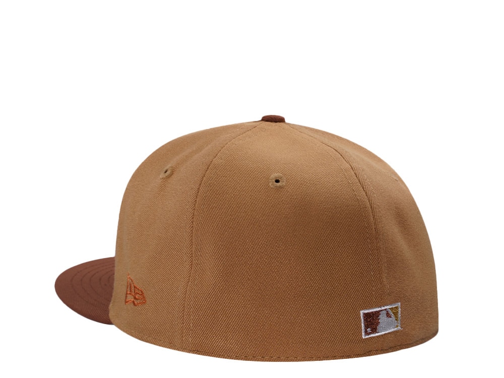 New Era Houston Astros Inaugural Season 2000 Wheat Two Tone Edition 59Fifty Fitted Gorra