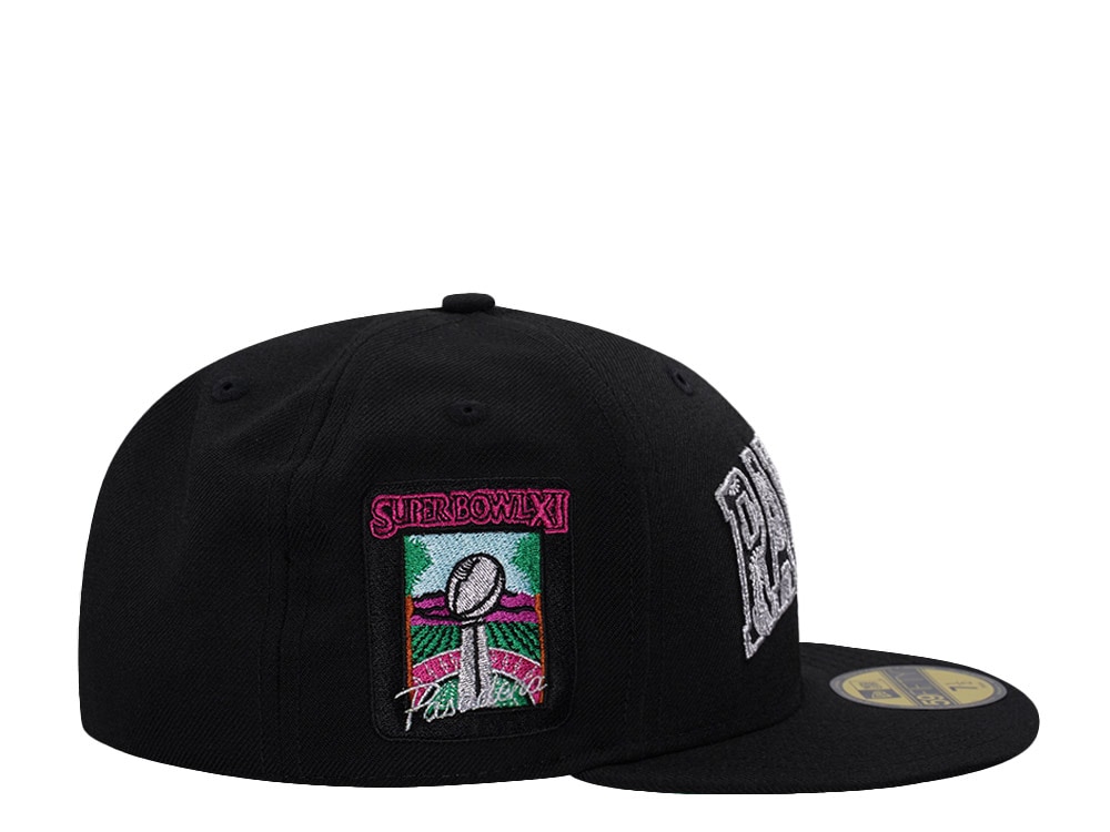 New Era Las Vegas Raiders Super Bowl XI Wool Black Prime Edition 59Fifty Fitted Gorra