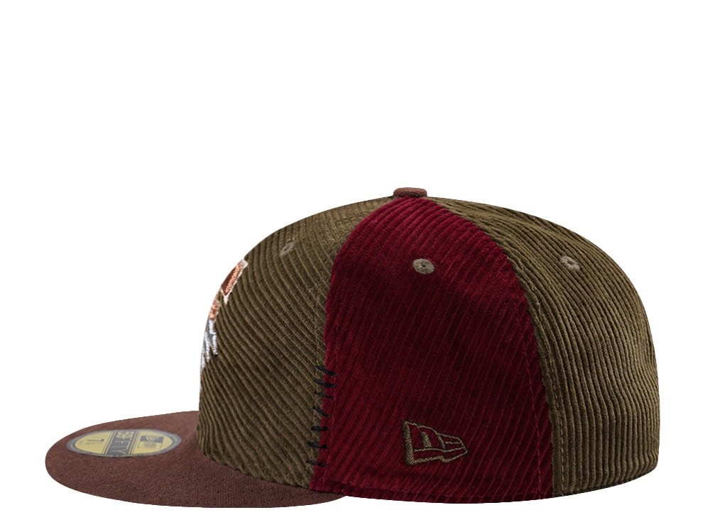 New Era Fresno Grizzlies Metallic Corduroy Pinwheel Horror Edition 59Fifty Fitted Gorra