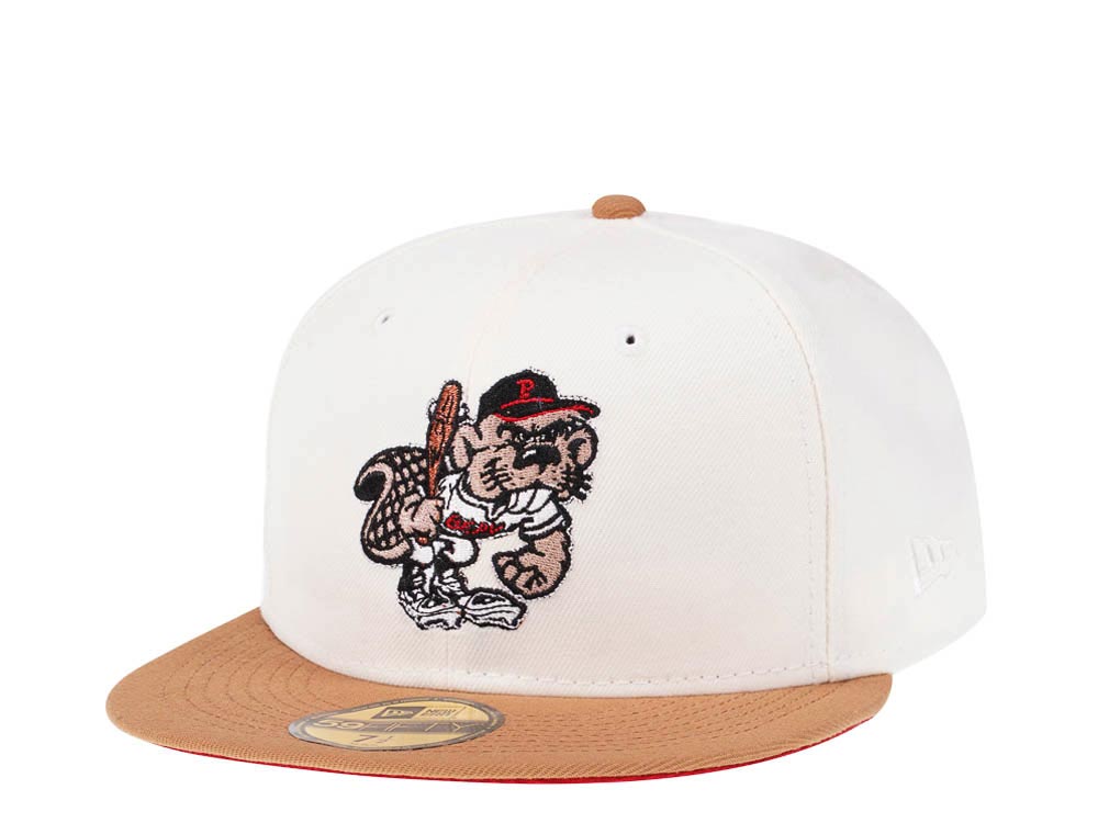 New Era Portland Beavers Cream Two Tone Prime Edition 59Fifty Fitted Gorra