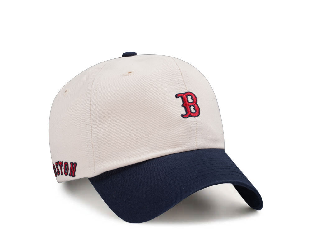 47Brand Boston Red Sox Natural Base Runner Clean up Snapback Gorra