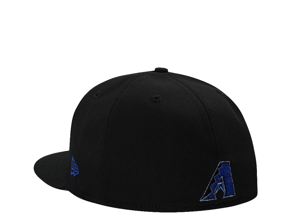 New Era Arizona Diamondbacks Inaugural Season Metallic Black Prime Edition 59Fifty Fitted Gorra