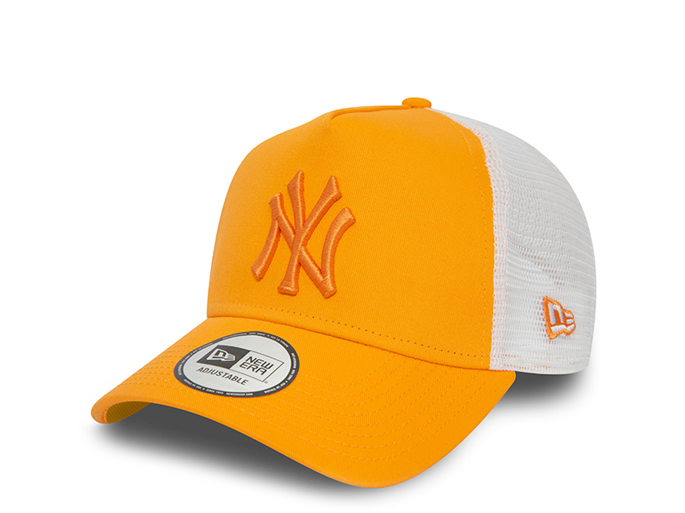 New Era New York Yankees League Essential Orange 9Forty Snapback Gorra