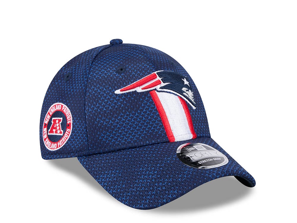 New Era New England Patriots Sideline 2024 9Forty Stretch Snapback Gorra