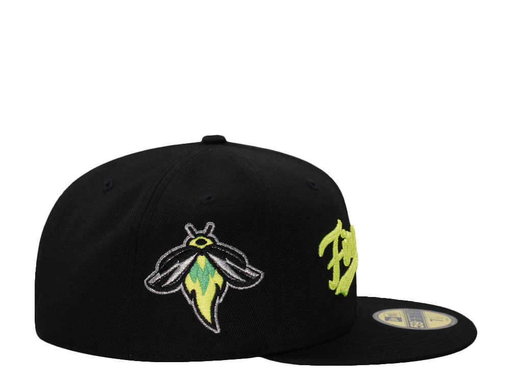 New Era Columbia Fireflies Chainstitch Black Prime Edition 59Fifty Fitted Gorra