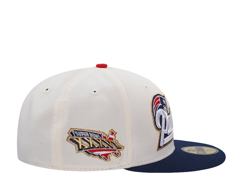 New Era New England Patriots Super Bowl XXXVI Chrome Two Tone Edition 59Fifty Fitted Gorra