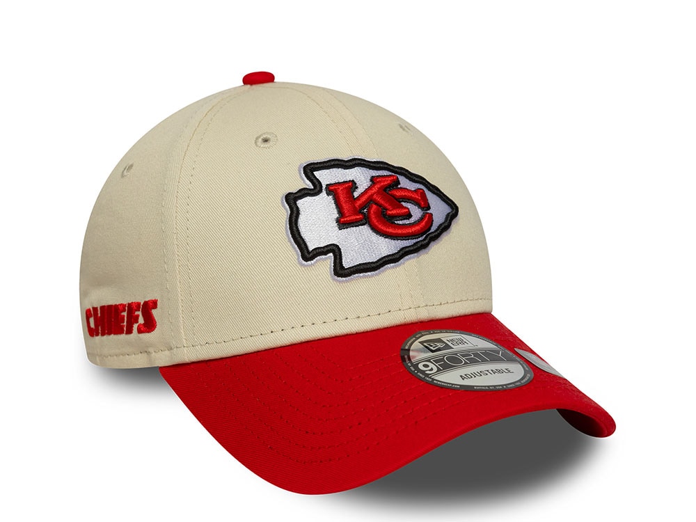 New Era Kansas City Chiefs Wordmark 9Forty Strapback Gorra