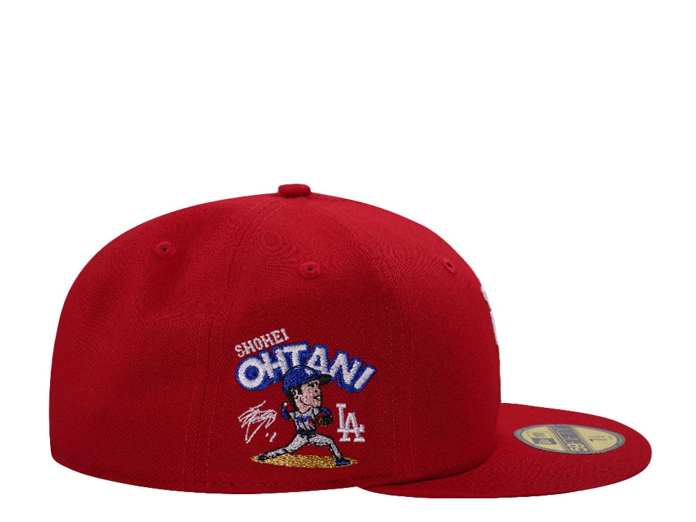 New Era Los Angeles Dodgers Ohtani Scarlet Prime Edition 59Fifty Fitted Gorra