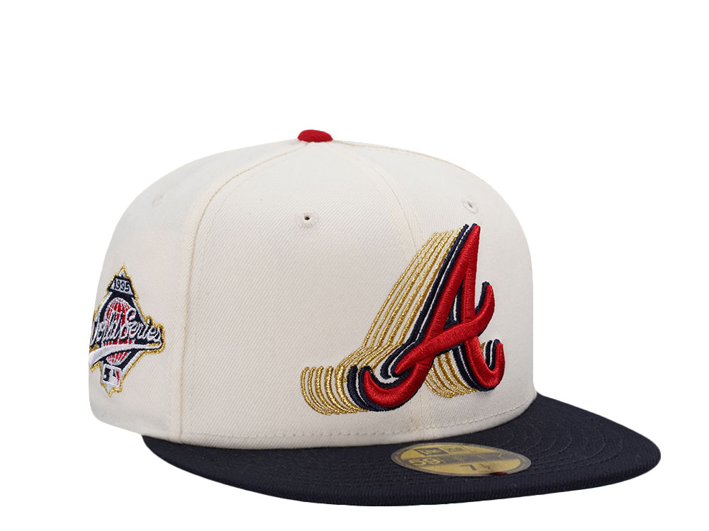 New Era Atlanta Braves World Series 1995 Cascading Chrome Two Tone Edition 59Fifty Fitted Gorra
