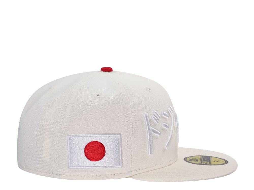 New Era Los Angeles Dodgers Kanji Japan White Prime Edition 59Fifty Fitted Gorra