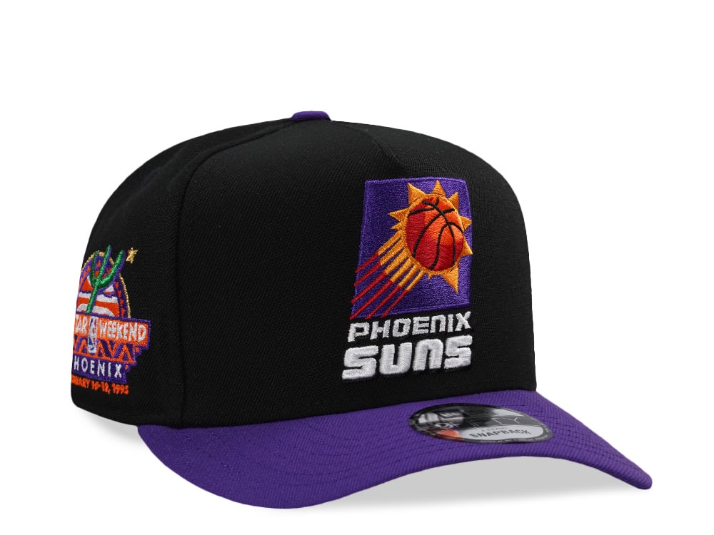 New Era Phoenix Suns All Star Weekend 1995 Black Two Tone Edition 9Fifty A Frame Snapback Gorra