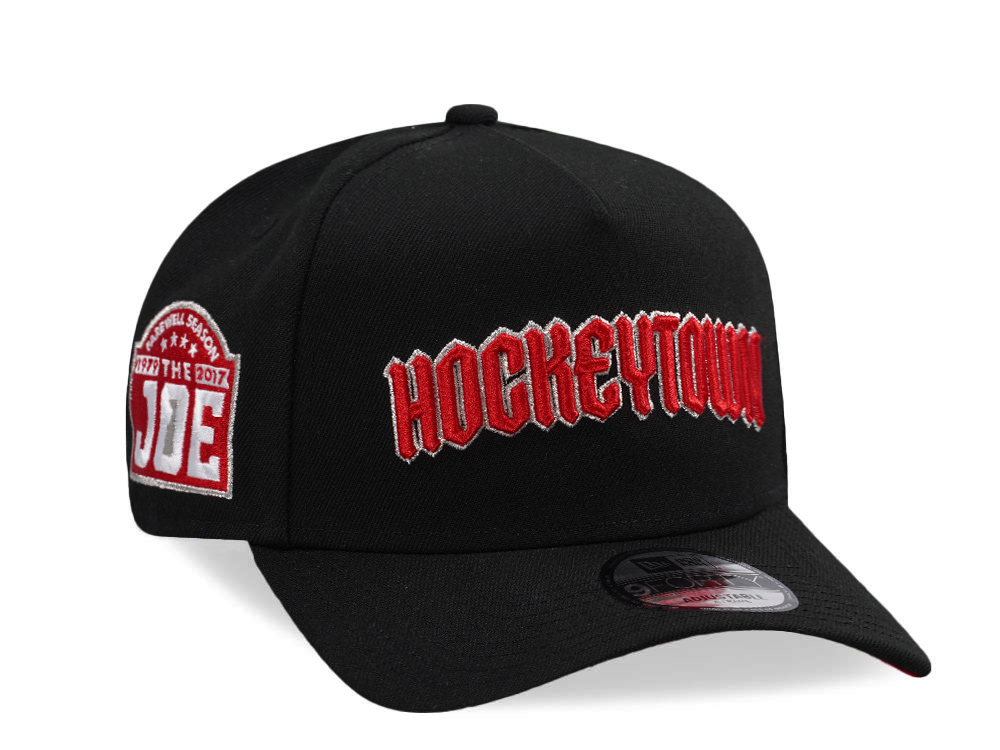 New Era Detroit Red Wings Farewell Black Prime Edition 9Forty A Frame Snapback Gorra