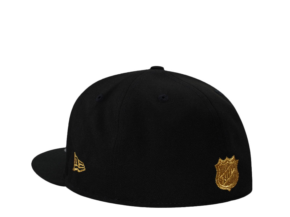 New Era Pittsburgh Penguins 50th Anniversary Black Prime Edition 59Fifty Fitted Gorra