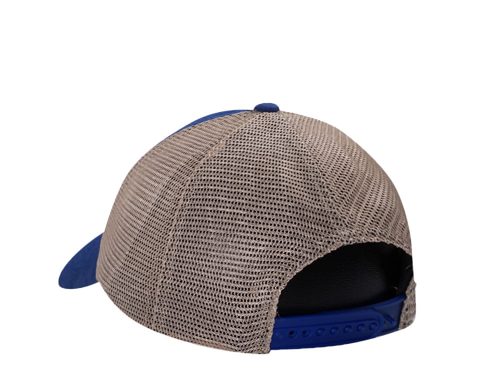 47Brand Los Angeles Dodgers Vintage Royal Blue Four Stroke Clean up Trucker Snapback Gorra