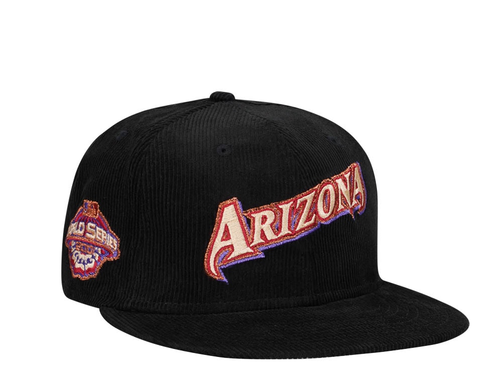 New Era Arizona Diamondbacks World Series 2001 Copper Corduroy Edition 59Fifty Fitted Gorra