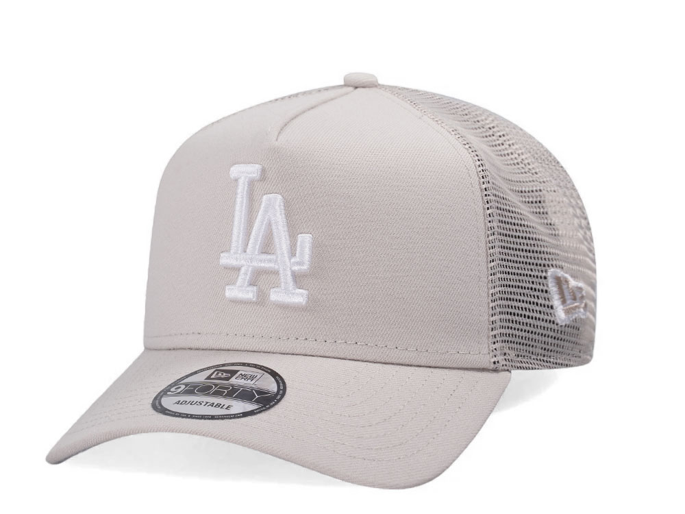 New Era Los Angeles Dodgers Stone Classic Trucker A Frame 9Forty Snapback Gorra