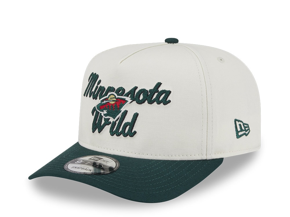 New Era Minnesota Wild Chainstitch 9Fifty A Frame Snapback Gorra