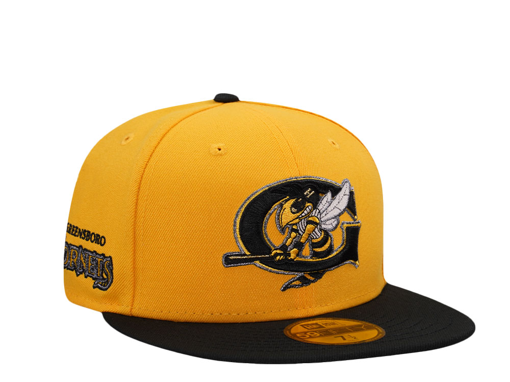New Era Greensboro Hornets Gold Two Tone Prime Edition 59Fifty Fitted Gorra