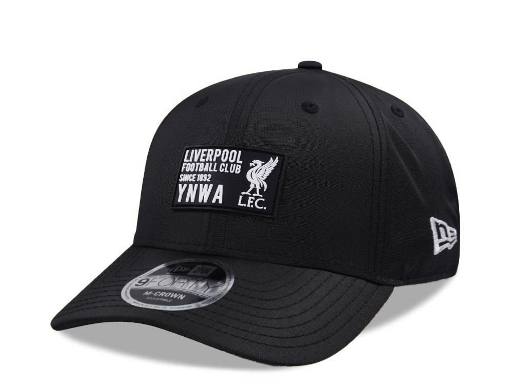 New Era Liverpool FC Ripstop Black 9Forty M Crown Snapback Gorra