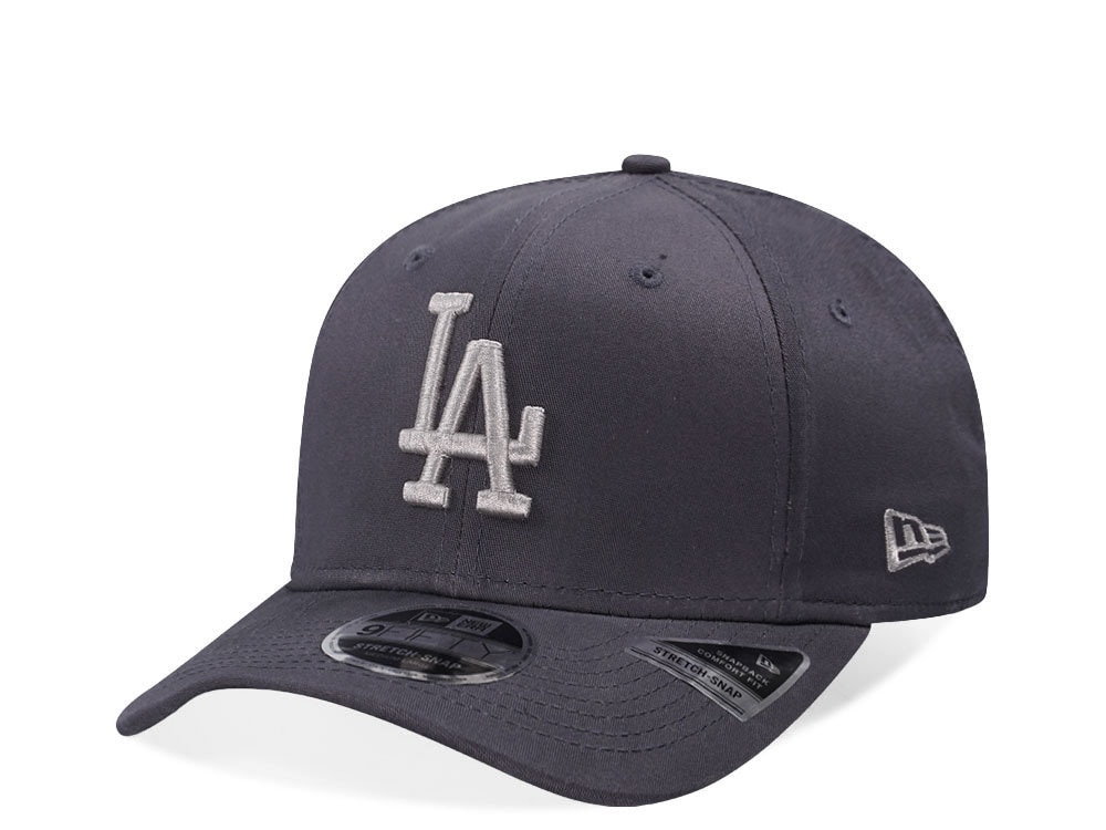 New Era Los Angeles Dodgers Gray on Gray 9Fifty Stretch Snapback Gorra
