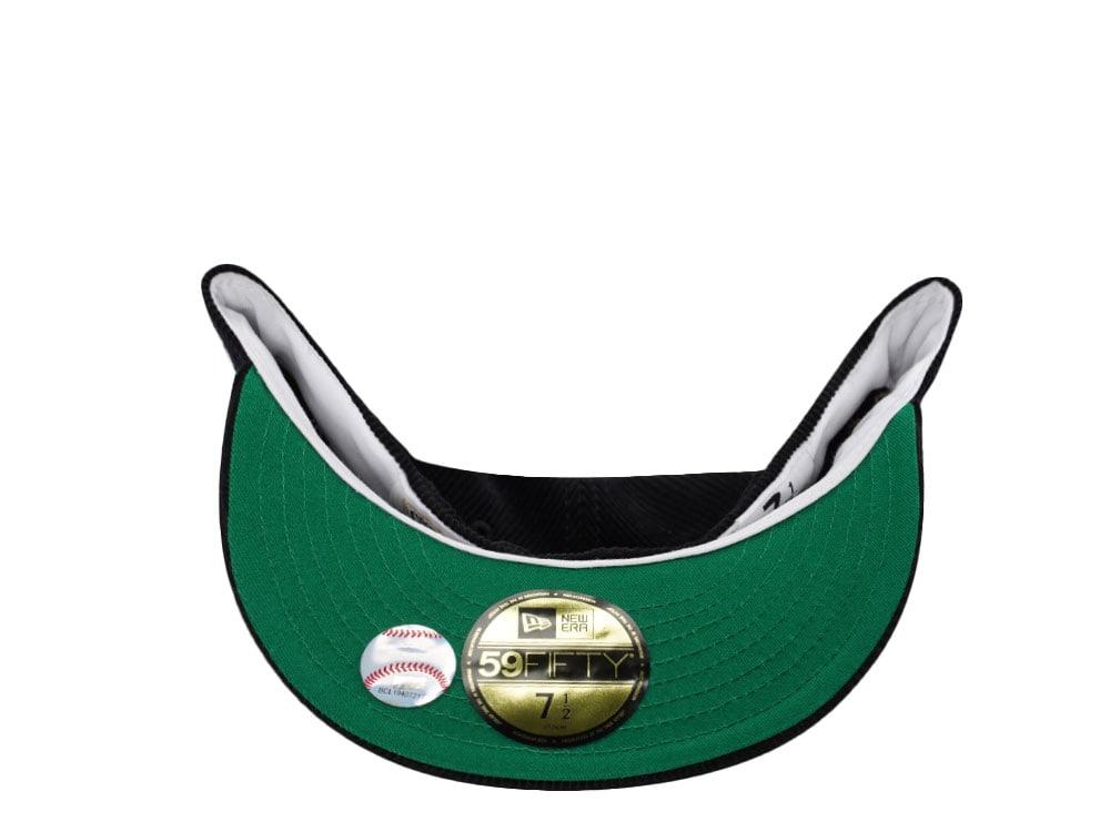 New Era Brooklyn Dodgers Jackie Robinson Corduroy Black Prime Edition 59Fifty Fitted Gorra
