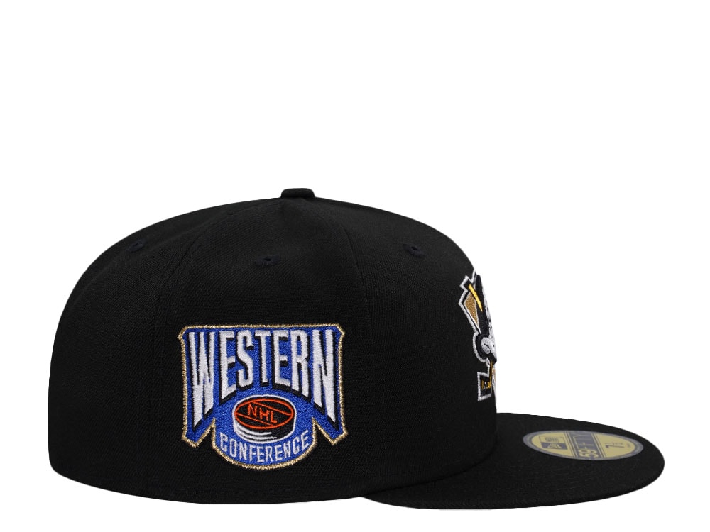 New Era Anaheim Ducks Western Conference Black Prime Edition 59Fifty Fitted Gorra