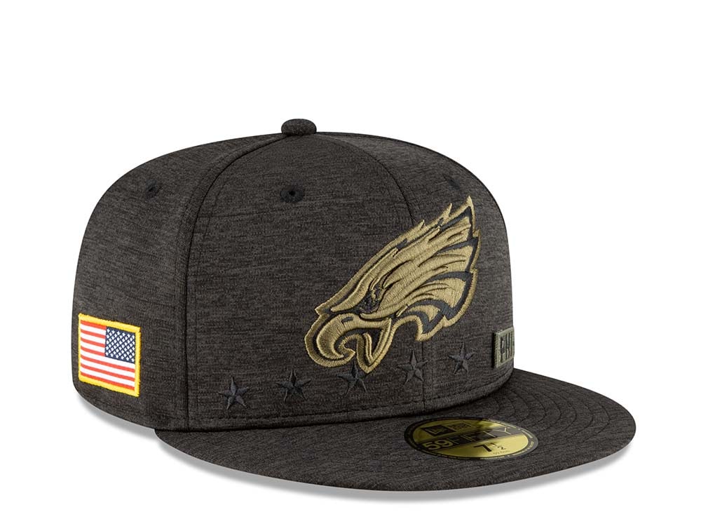 New Era Philadelphia Eagles Salute to Service 2020 Fitted 59Fifty Gorra