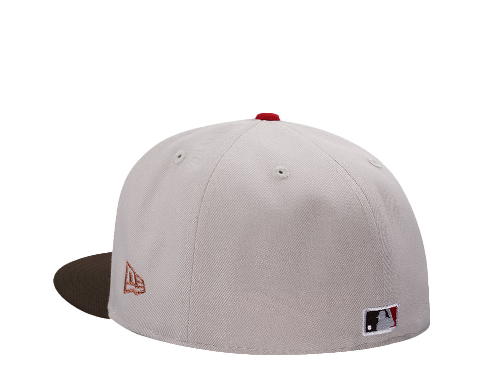 New Era Los Angeles Dodgers World Series 2025 Stone Two Tone Edition 59Fifty Fitted Gorra