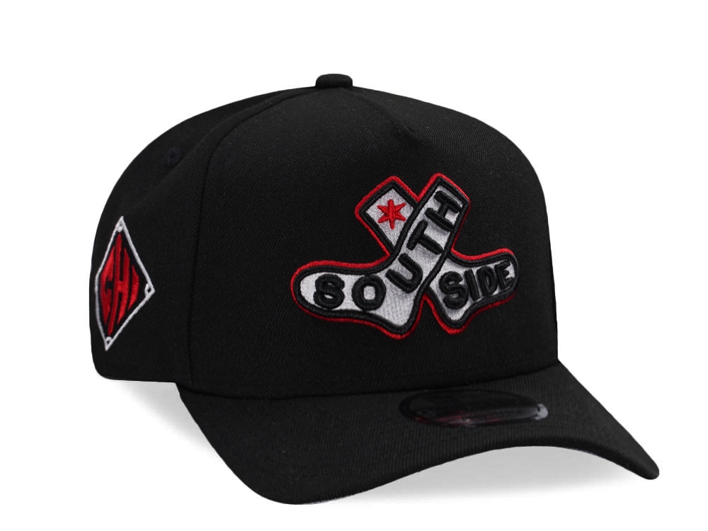 New Era Chicago White Sox South Side Black Prime Edition 9Forty A Frame Snapback Gorra