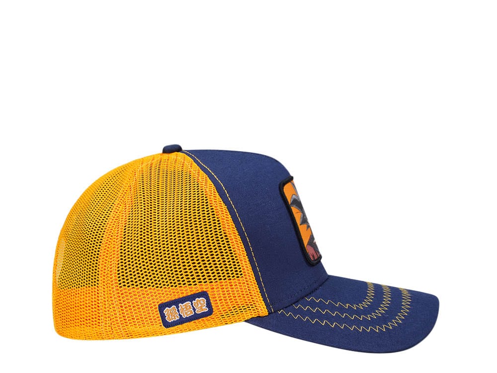 Capslab Dragon Ball Z Goku Blue/Orange Trucker Snapback Gorra