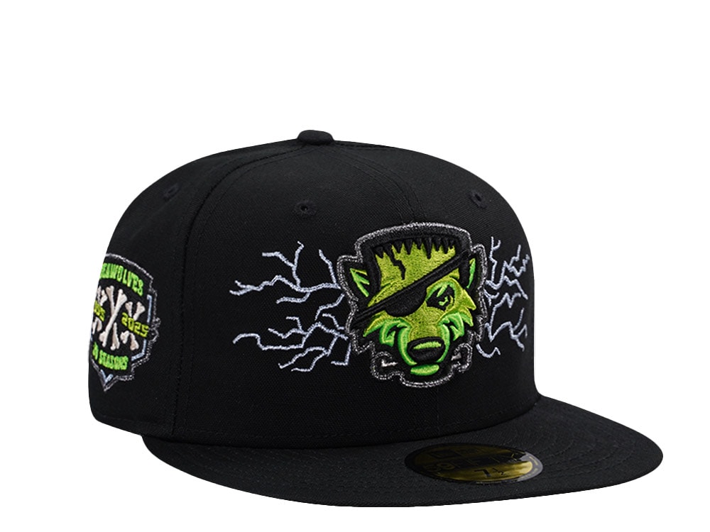 New Era Erie Sea Wolves 30 Seasons Horror Edition 59Fifty Fitted Gorra