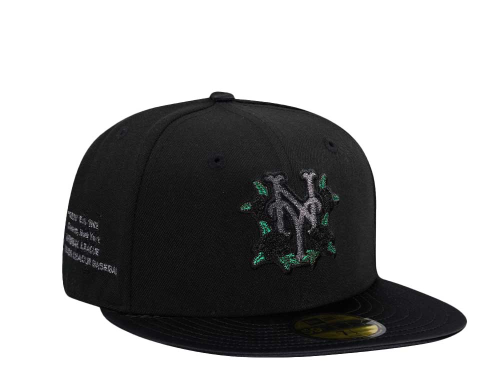 New Era New York Mets Dark Metallic Satin Brim Prime Edition 59Fifty Fitted Gorra