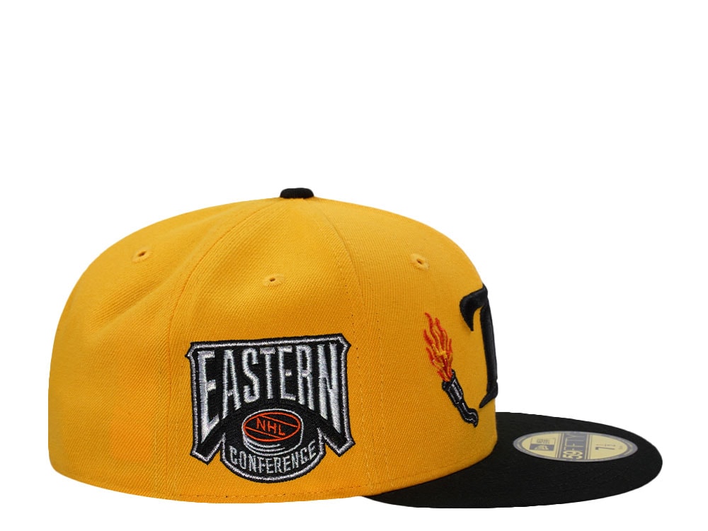New Era Detroit Red Wings Eastern Conference Gold Two Tone Edition 59Fifty Fitted Gorra