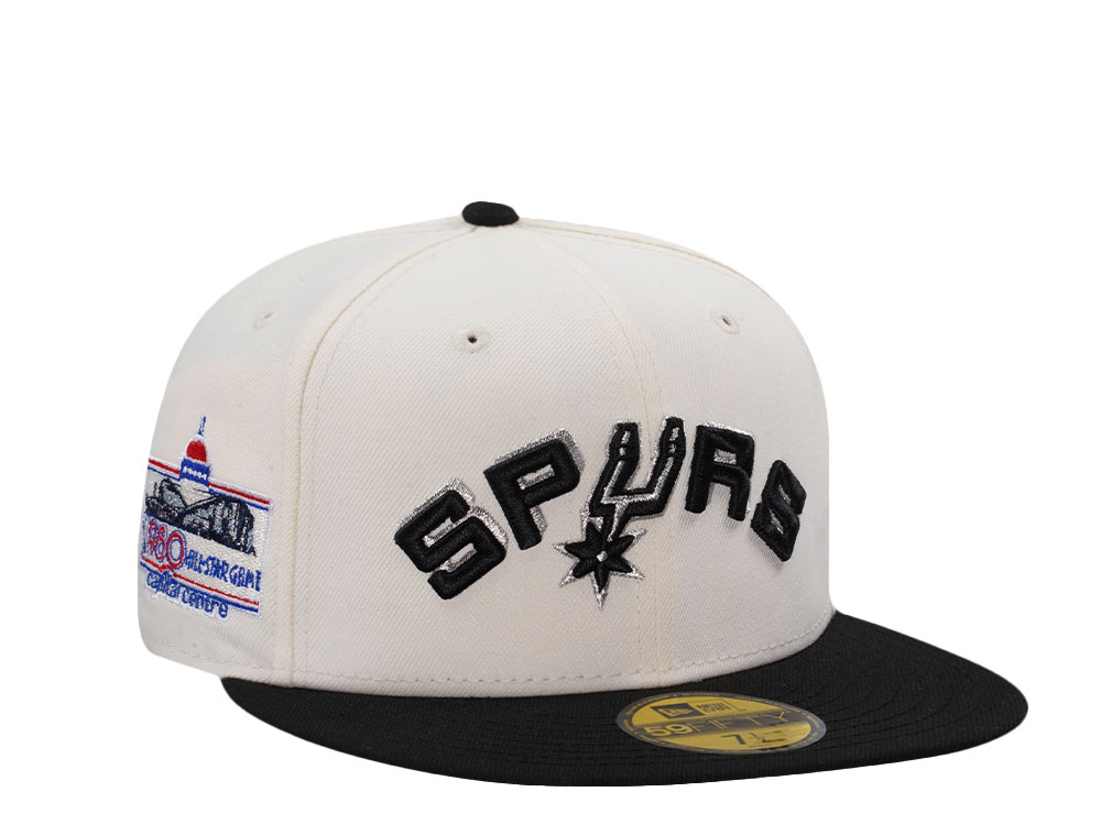 New Era San Antonio Spurs All Star Game 1980 Chrome Two Tone Edition 59Fifty Fitted Gorra