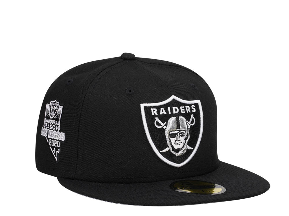 New Era Las Vegas Raiders Inaugural Season 2020 Black Classic Edition 59Fifty Fitted Gorra