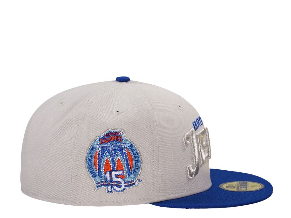 New Era Brooklyn Cyclones 15 Seasons Jefes Stone Two Tone Edition 59Fifty Fitted Gorra